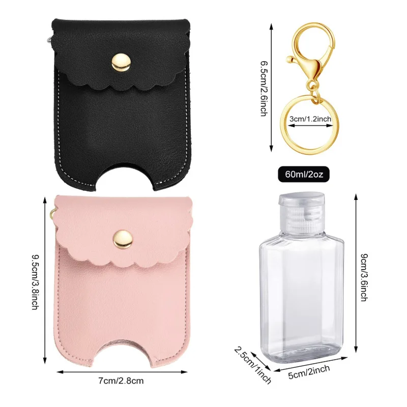 Clear-Bottles Container Refillable Hook Bottle Liquid Hand-Sanitizer Skin-Care Empty Travel With Leather Bag Key-Ring 60ml Case
Clear-Bottles Container Refillable Hook Bottle Liquid Hand-Sanitizer Skin-Care Empty Travel With Leather Bag Key-Ring 60ml Case