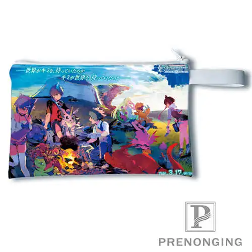 Изготовленный На Заказ digimon (1) @ 1 кошелек с рисунком на молнии нулевой телефонные