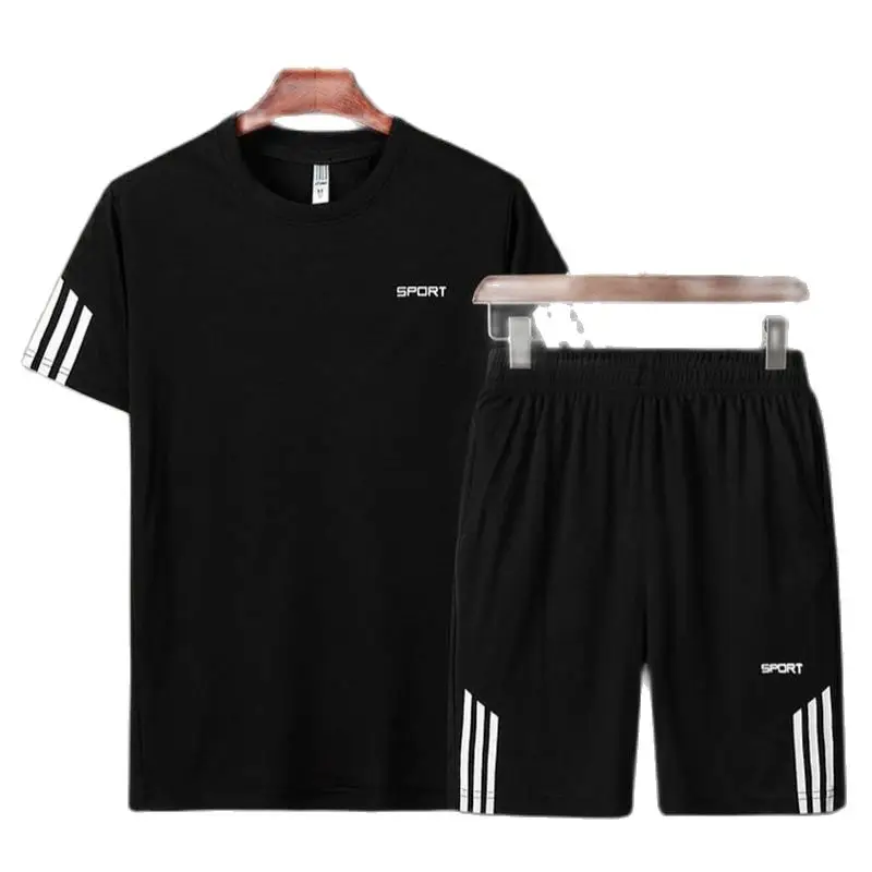 Men Casual Set Men's Sportwear Fitness Sets fashion Summer Short Sleeve T-shirt Shorts Sets Male Sportswear Tracksuit Male
Men Casual Set Men's Sportwear Fitness Sets fashion Summer Short Sleeve T-shirt Shorts Sets Male Sportswear Tracksuit Male