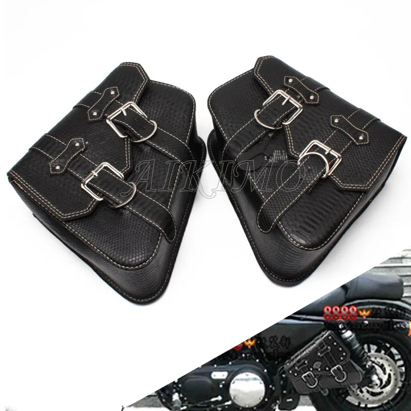 For Harley Sportster XL 883 Honda Yamaha Suzuki PU Crocodile Leather Style Saddle Bag Motorcycle LuggageSide Saddle Bag
For Harley Sportster XL 883 Honda Yamaha Suzuki PU Crocodile Leather Style Saddle Bag Motorcycle LuggageSide Saddle Bag