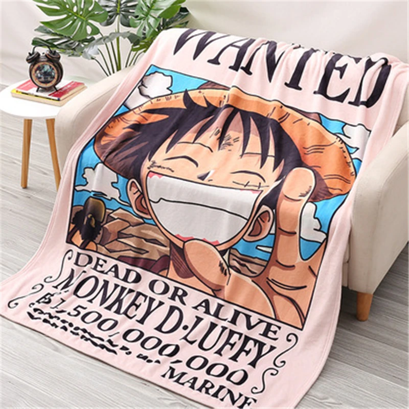 Anime Cartoon Flannel Blankets One Piece Luffy Air Conditioner Blankets for Winter Home Decor Fashion Party Blanket
Anime Cartoon Flannel Blankets One Piece Luffy Air Conditioner Blankets for Winter Home Decor Fashion Party Blanket