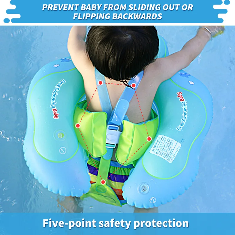 Детские плавательный бассейн плавать со съемными купальный костюм с защитой от