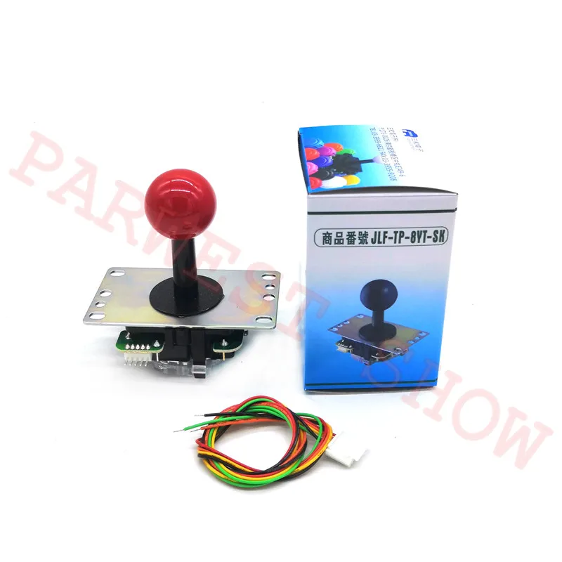 Оригинальный японский аркадный джойстик Sanwa цвет черный верхняя часть и черная