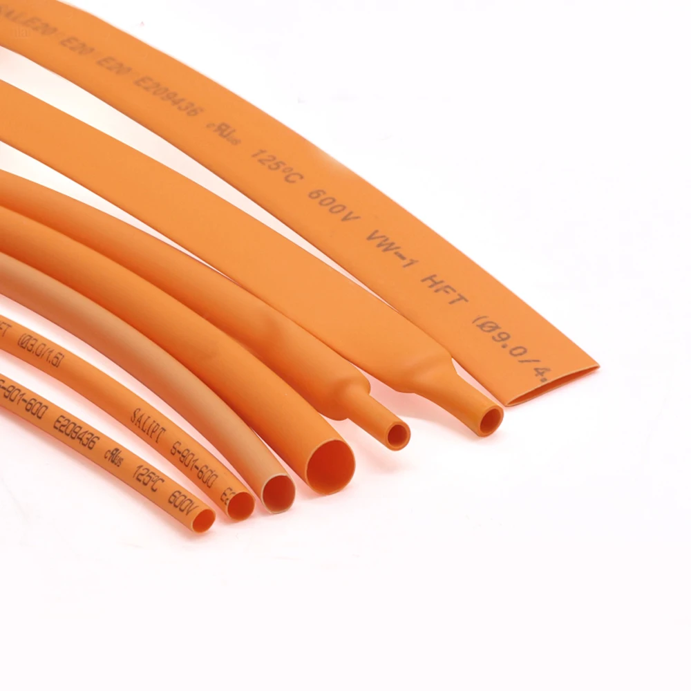 1/2/5/10/20/50M Heat Shrink Tube Dia 1/2/3/4/5/6/8/9/10/12/14/16-50mm 2:1 Electrical Sleeving Cable Wire Heatshrink Tube Orange
1/2/5/10/20/50M Heat Shrink Tube Dia 1/2/3/4/5/6/8/9/10/12/14/16-50mm 2:1 Electrical Sleeving Cable Wire Heatshrink Tube Orange