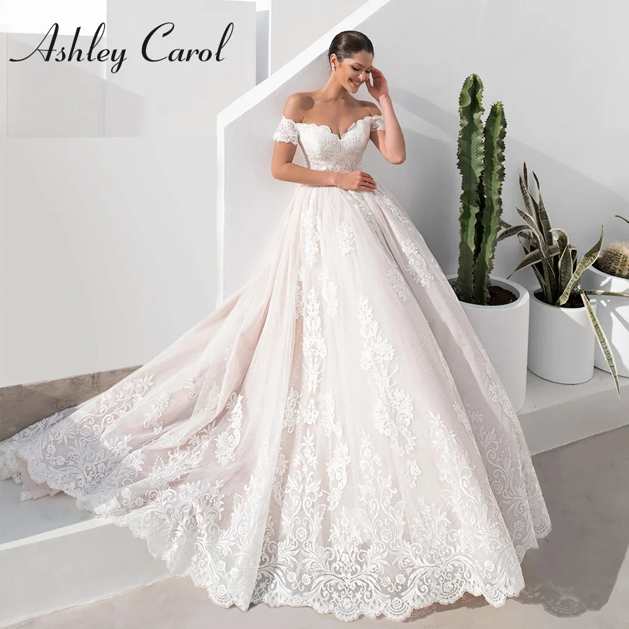 Ashley Carol Ball Gown Wedding Dresses For Women 2024 Off Shoulder Appliques Princess Wedding Gown Court Train Vestidos De Novia
Ashley Carol Ball Gown Wedding Dresses For Women 2024 Off Shoulder Appliques Princess Wedding Gown Court Train Vestidos De Novia