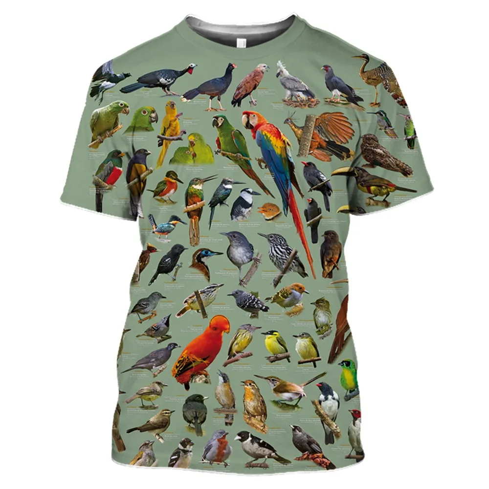Animal Bird Insect 3d Print T Shirt Summer Fashion Casual Short Sleeve Tee Tops Streetwear Hip Hop Homme Pullover Shirts
Animal Bird Insect 3d Print T Shirt Summer Fashion Casual Short Sleeve Tee Tops Streetwear Hip Hop Homme Pullover Shirts