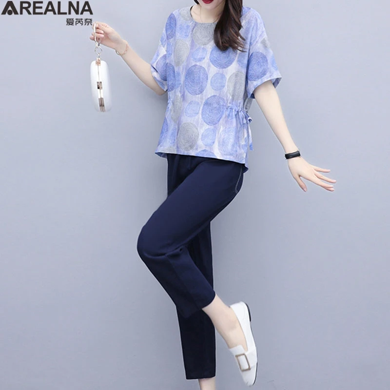 2 piece set women Cotton Linen blouse +Harem pant Suits Vintage o-neck polka dot pint shirt Sets Elegant Woman Two Piece Set 3xl
2 piece set women Cotton Linen blouse +Harem pant Suits Vintage o-neck polka dot pint shirt Sets Elegant Woman Two Piece Set 3xl