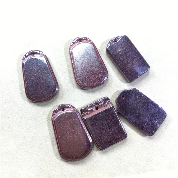 Raw ore cinnabar pendant