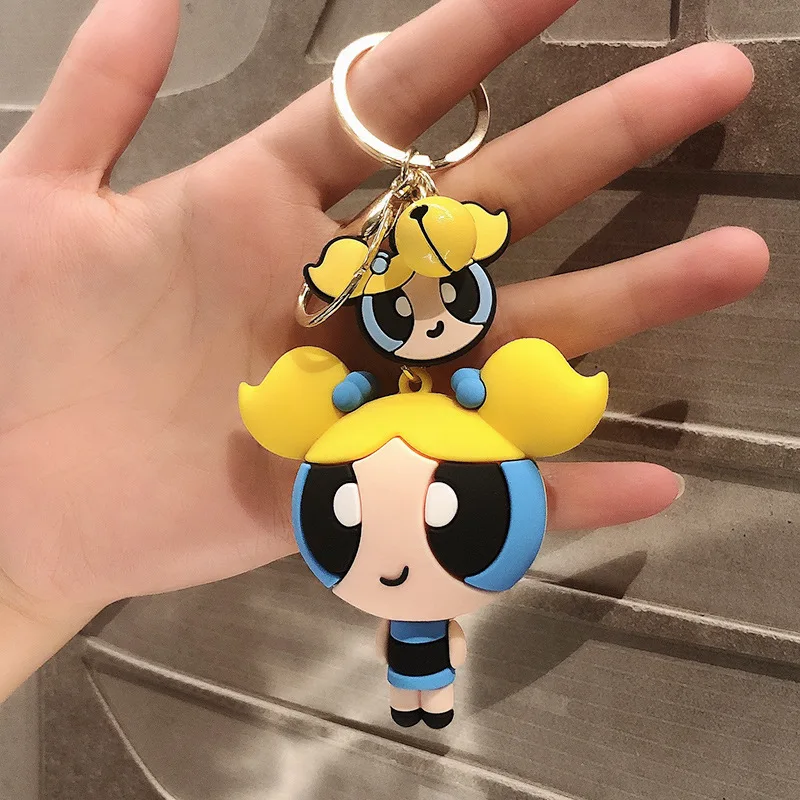 Cartoon Powerpuff Childhood Keychains Cute Flying Girls Car Key Chain Women Bag Pendant Keyring Lovers Holiday Girl Gift
Cartoon Powerpuff Childhood Keychains Cute Flying Girls Car Key Chain Women Bag Pendant Keyring Lovers Holiday Girl Gift
