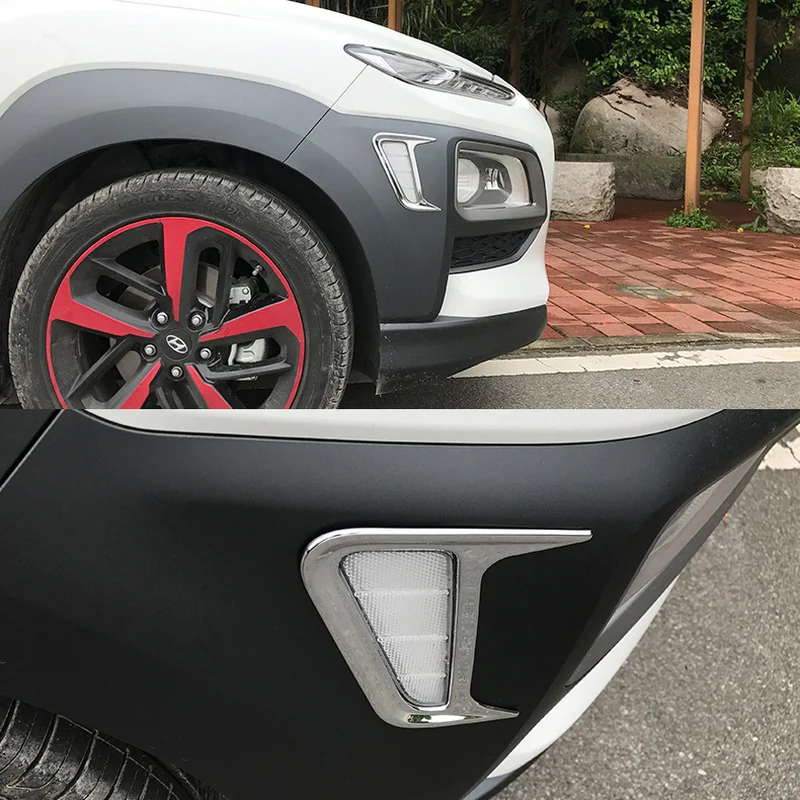 2PCS Headlights Eyebrow Eyelids ABS Side Marker Light Cover Car Styling Cover Accessories for Hyundai Kona 2017 2018
2PCS Headlights Eyebrow Eyelids ABS Side Marker Light Cover Car Styling Cover Accessories for Hyundai Kona 2017 2018