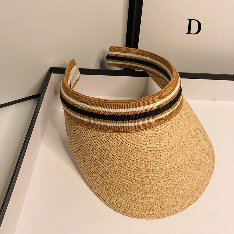 HT065 New Woman's Sun Hats Hand Made DIY Straw Bowknot Visor Caps Parent-Child Summer Cap Casual Shade Hat Empty Top Hat Beach
HT065 New Woman's Sun Hats Hand Made DIY Straw Bowknot Visor Caps Parent-Child Summer Cap Casual Shade Hat Empty Top Hat Beach
