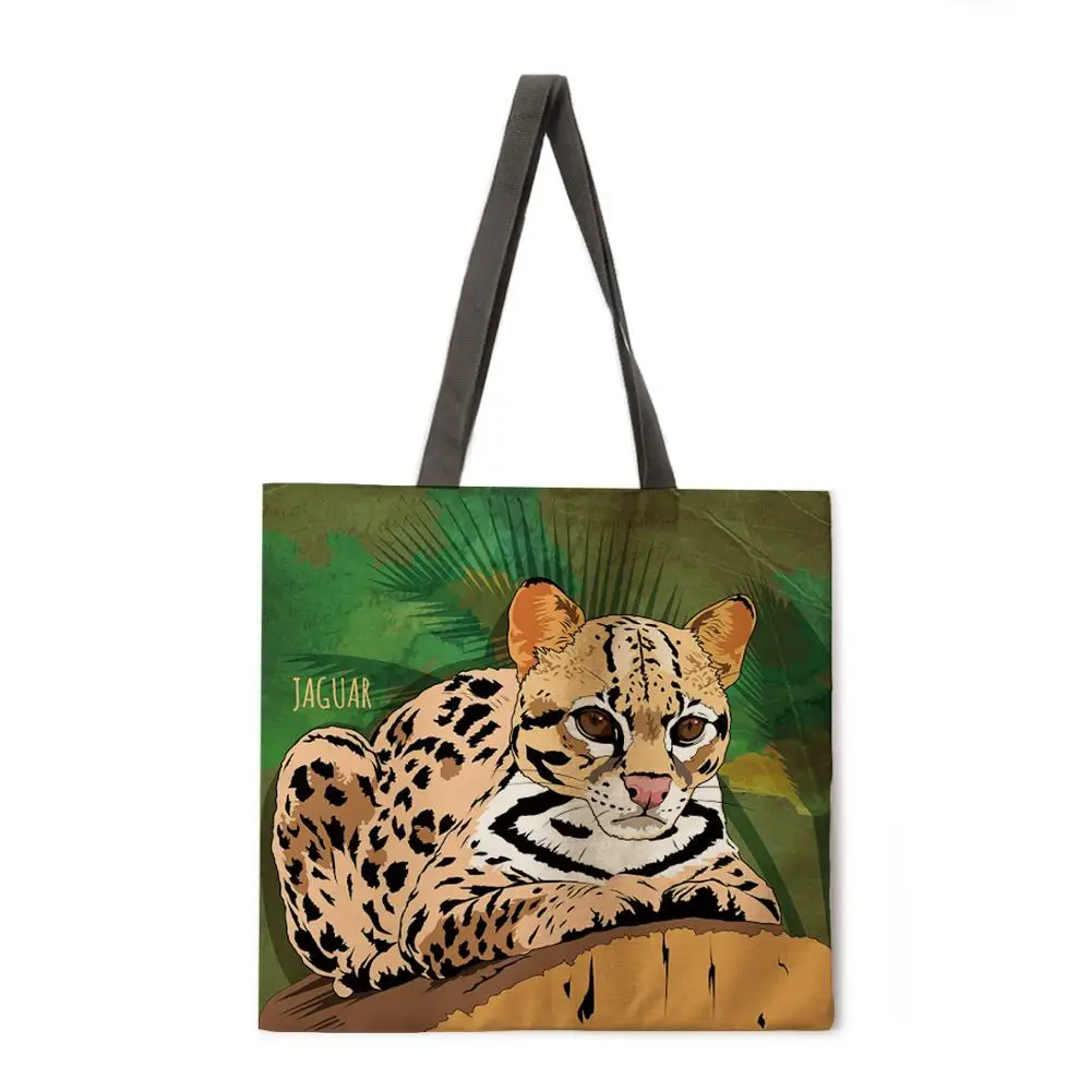 Comic cat print tote bag reusable beach bag linen casual women's shoulder bag foldable shopping bag
Comic cat print tote bag reusable beach bag linen casual women's shoulder bag foldable shopping bag