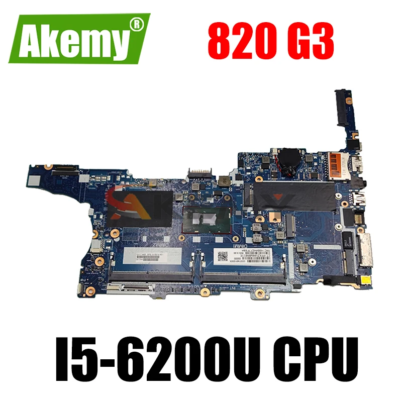 Akemy для HP ProBook 820 G3 материнская плата портативного компьютера с I5-6200u Процессор DDR4 6050A2892401-MB-A01
Akemy для HP ProBook 820 G3 материнская плата портативного компьютера с I5-6200u Процессор DDR4 6050A2892401-MB-A01