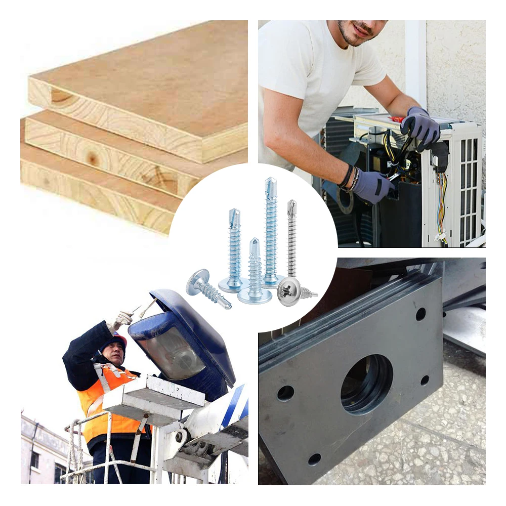 30pc washer head phillips self drilling tapping screw stainless steel zinc plated M4.2 M4.8 hardiflex screw for metal wood sheet
30pc washer head phillips self drilling tapping screw stainless steel zinc plated M4.2 M4.8 hardiflex screw for metal wood sheet