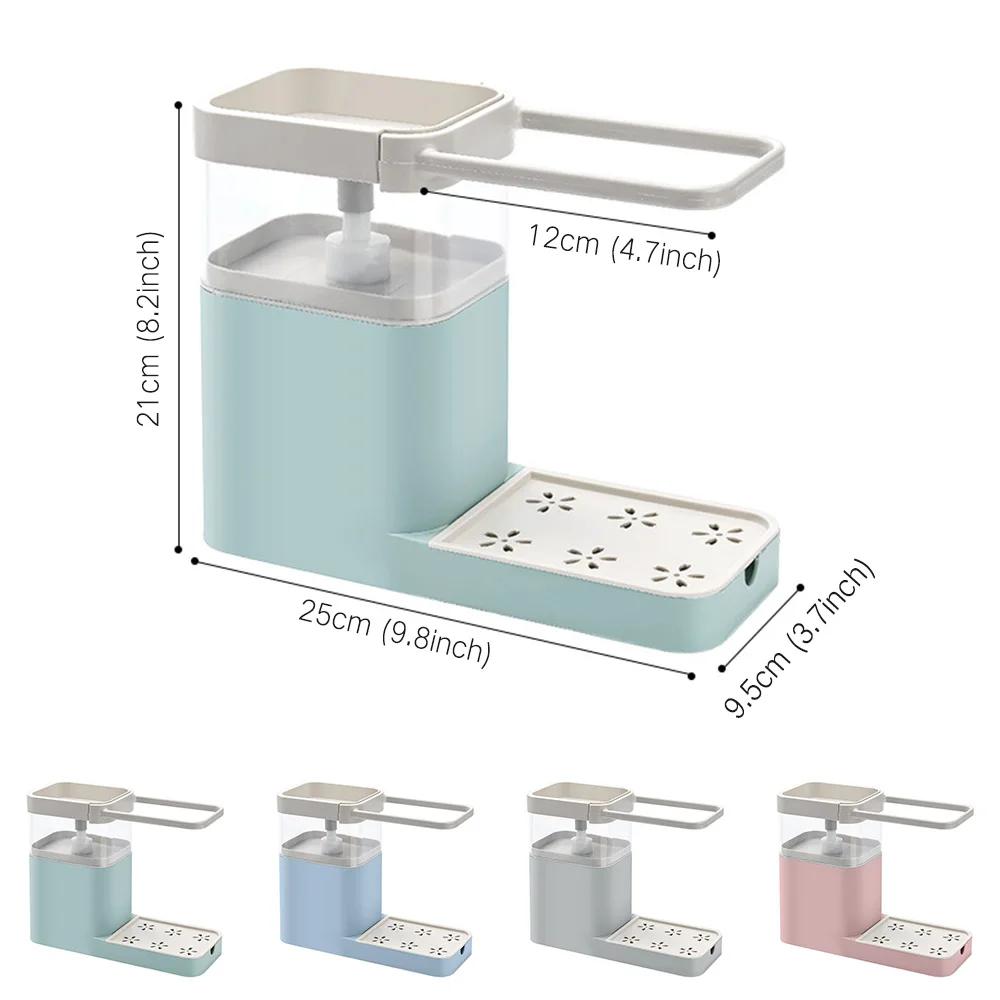 Detergent Liquid Storage Box 3-In-1 Multifunction Rack Cleaning Sponge Drainboard Soap Holder For Kitchen Cleaning Tools Hot
Detergent Liquid Storage Box 3-In-1 Multifunction Rack Cleaning Sponge Drainboard Soap Holder For Kitchen Cleaning Tools Hot