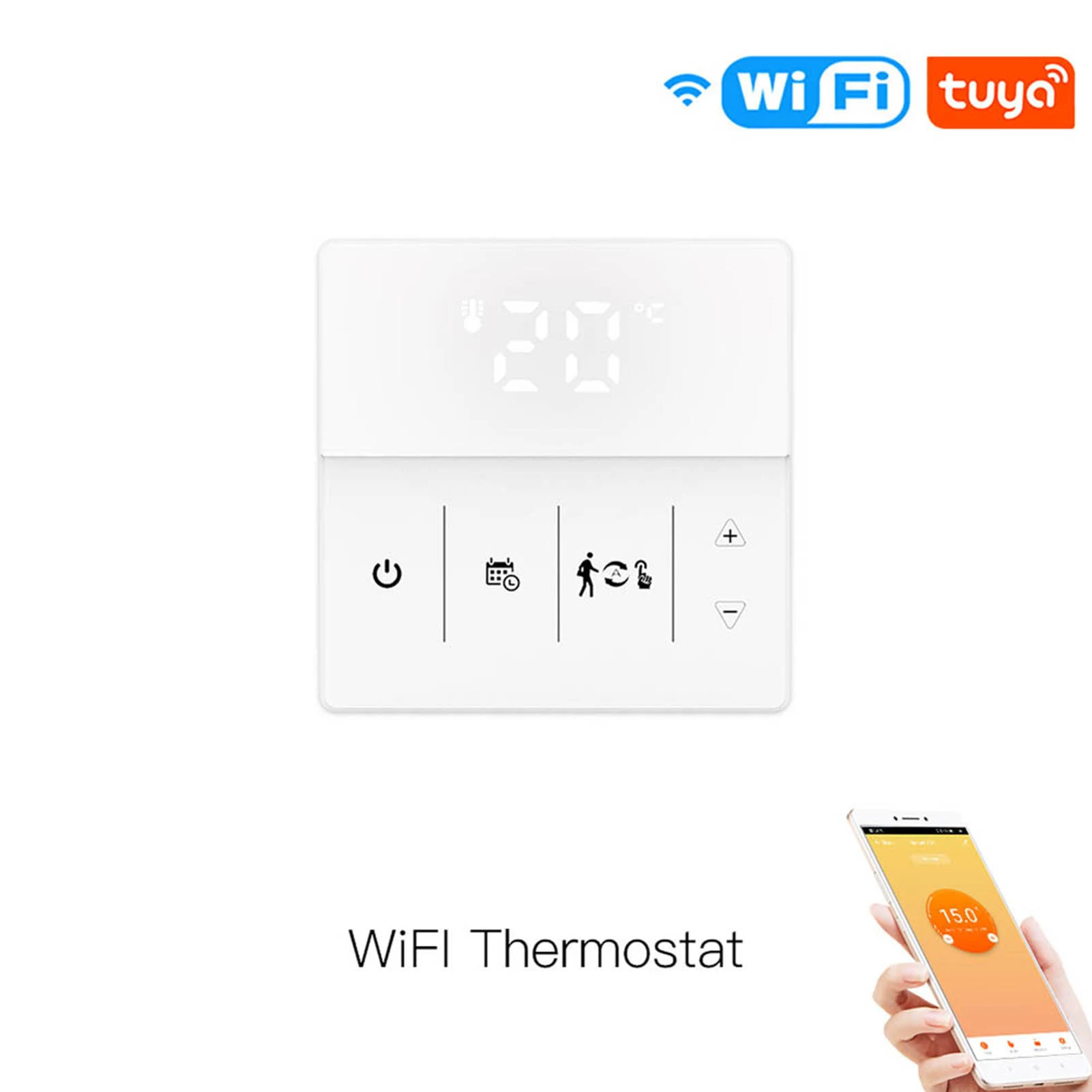 WiFi Смарт Термостат приложение программируемый температурный контроллер для электрического отопления водонагреватель котел работает с ... 
WiFi Смарт Термостат приложение программируемый температурный контроллер для электрического отопления водонагреватель котел работает с ...