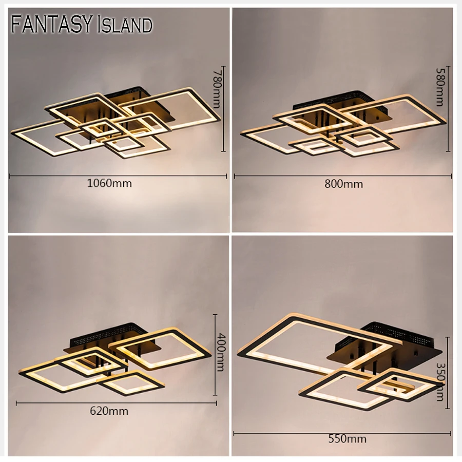 Rectangle Modern Led Ceiling Light For Living Room Bedroom Lamp 220v Fixtures Home Lighting With Remote Control Dimmable Lustre
Rectangle Modern Led Ceiling Light For Living Room Bedroom Lamp 220v Fixtures Home Lighting With Remote Control Dimmable Lustre