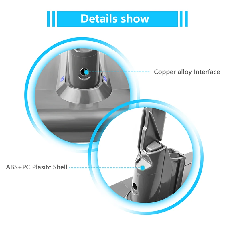 Пылесос Powtree 21 6 в Ач для Dyson V7 пушистый Animal Pro литий-ионная аккумуляторная батарея