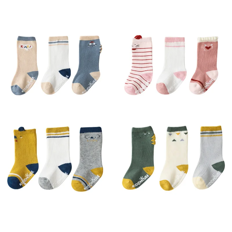 3Pairs Boy Girl Kids Sock for Autumn Winter Soft Middle Tube Socks Anti-slip Newborn First Walker 0-3T
3Pairs Boy Girl Kids Sock for Autumn Winter Soft Middle Tube Socks Anti-slip Newborn First Walker 0-3T