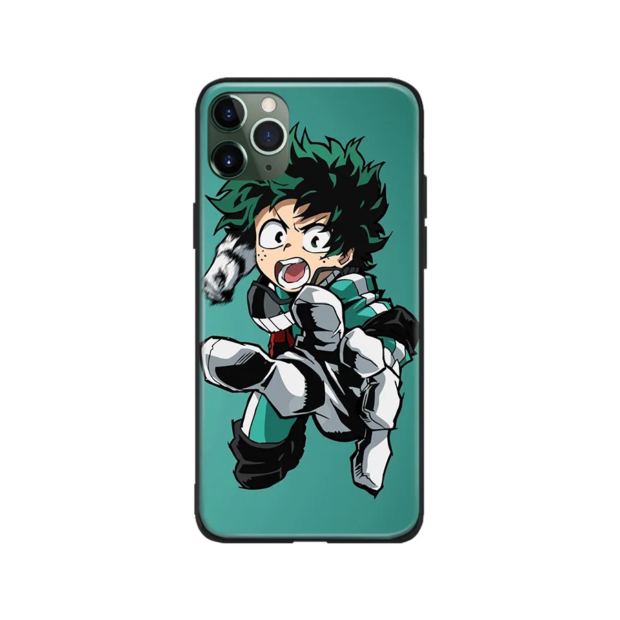 Мягкий силиконовый чехол для телефона Deku Izuku Midoriya My Hero Академия iPhone SE 6 6s 7 8 Plus X XR XS