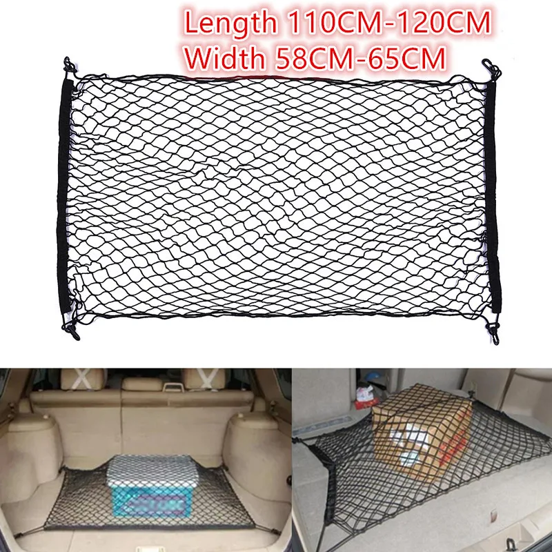 Car SUV Rear Trunk Nylon Net Luggage Cargo Storage Bag Automobiles Elastic Mesh Net Holder Pocket With 4 Hooks
Car SUV Rear Trunk Nylon Net Luggage Cargo Storage Bag Automobiles Elastic Mesh Net Holder Pocket With 4 Hooks