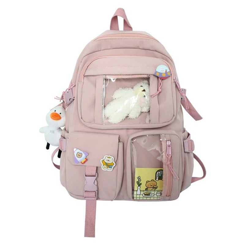 Cute Women Large Capacity Backpack Nylon Female Schoolbag College Lady Laptop Backpacks Kawaii Travel Book Bags
Cute Women Large Capacity Backpack Nylon Female Schoolbag College Lady Laptop Backpacks Kawaii Travel Book Bags