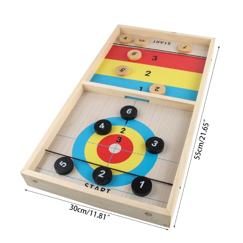Shuffleboard Fast Sling Puck Game Paced SlingPuck Board Family Parent-child Interactive Tabletop Toys 
Shuffleboard Fast Sling Puck Game Paced SlingPuck Board Family Parent-child Interactive Tabletop Toys
