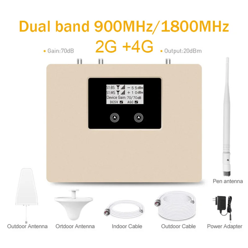 ATNJ 900/1800MHz new upgrage 2G 4G mobile signal booster 4g cellular amplifier 2g 4g signal repeater kit
ATNJ 900/1800MHz new upgrage 2G 4G mobile signal booster 4g cellular amplifier 2g 4g signal repeater kit