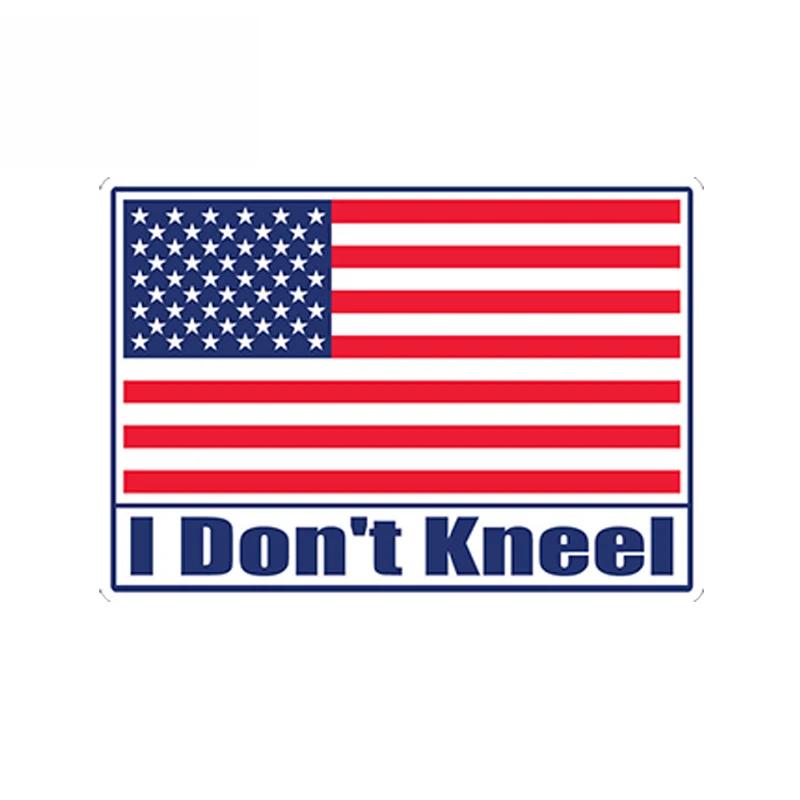 SZWL I Don't Kneel USA, американский флаг, автомобильная наклейка, США, авто, грузовик, ноутбук, графический Стайлинг автомобиля, наклейка s ПВХ, 13 см * 10... 
SZWL I Don't Kneel USA, американский флаг, автомобильная наклейка, США, авто, грузовик, ноутбук, графический Стайлинг автомобиля, наклейка s ПВХ, 13 см * 10...