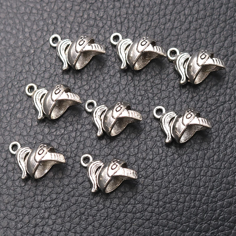15pcs Silver Plated 3D Mini Knight Helmet Charms Bracelet Earrings Pendant DIY Jewelry Handicraft Making 14*13mm A2245
15pcs Silver Plated 3D Mini Knight Helmet Charms Bracelet Earrings Pendant DIY Jewelry Handicraft Making 14*13mm A2245