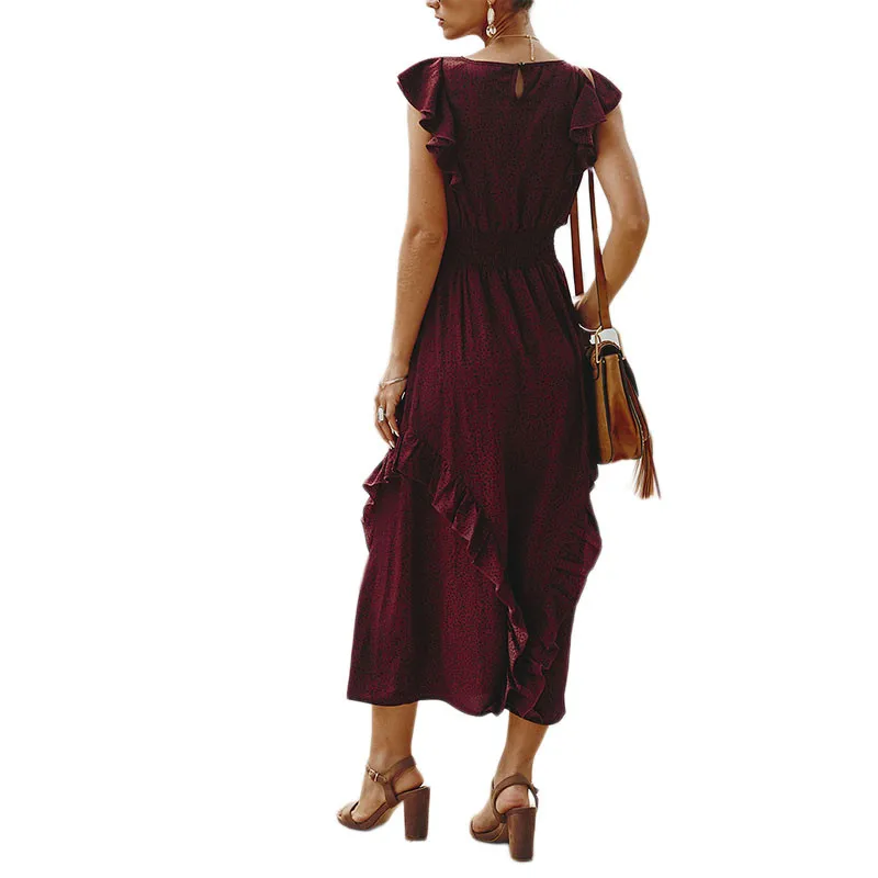 Women Maxi Dress Summer Sleeveless Ruffles Pleated O Neck Elegant Party Holiday Ladies Vintage Female Retro Long Dresses Vestido
Women Maxi Dress Summer Sleeveless Ruffles Pleated O Neck Elegant Party Holiday Ladies Vintage Female Retro Long Dresses Vestido