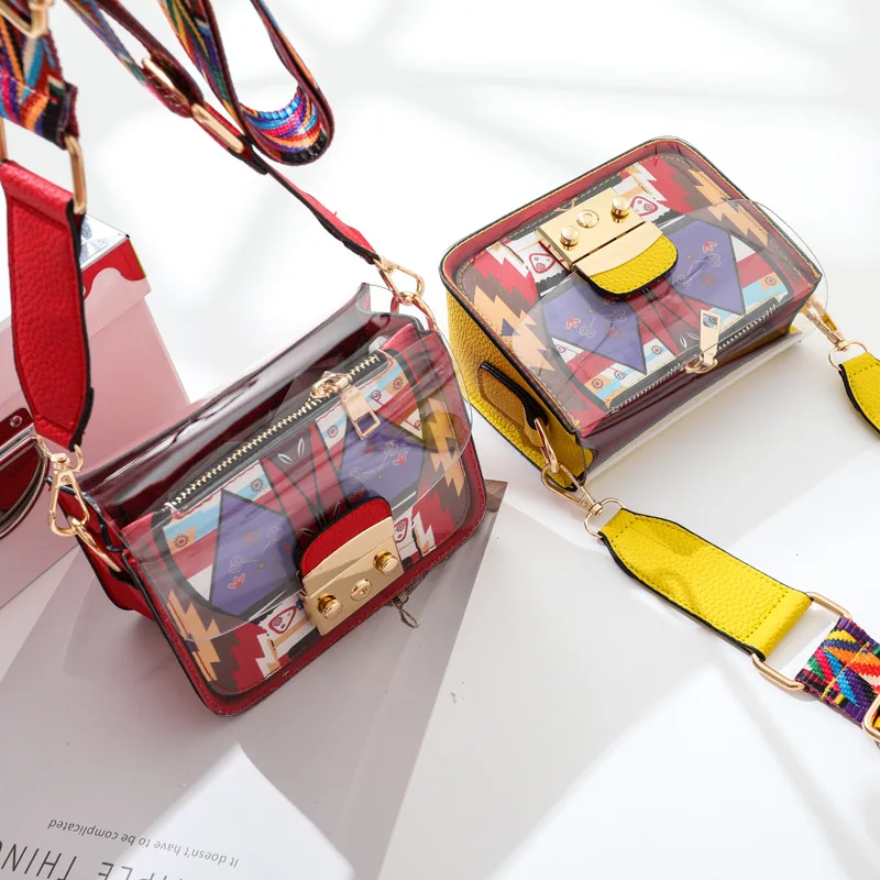 New Design Woman Bag Fashion Trend Jelly Transparent High Quality Small Square Outdoor Universal One Shoulder Messenger Bags
New Design Woman Bag Fashion Trend Jelly Transparent High Quality Small Square Outdoor Universal One Shoulder Messenger Bags