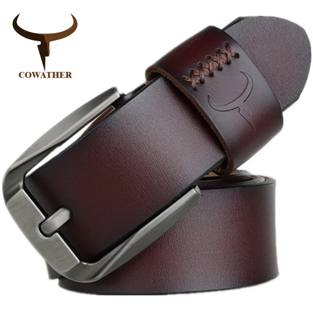 Cowleather Men Male Business Pin Buckle Belt High Quality Genuine Real Leather Belts Strap Luxury Brand Design Jeans Waistband
Cowleather Men Male Business Pin Buckle Belt High Quality Genuine Real Leather Belts Strap Luxury Brand Design Jeans Waistband