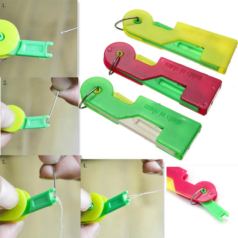 Random Color Elderly Convenient Automatic Sewing Needle Threader Thread Guide Tool
Random Color Elderly Convenient Automatic Sewing Needle Threader Thread Guide Tool