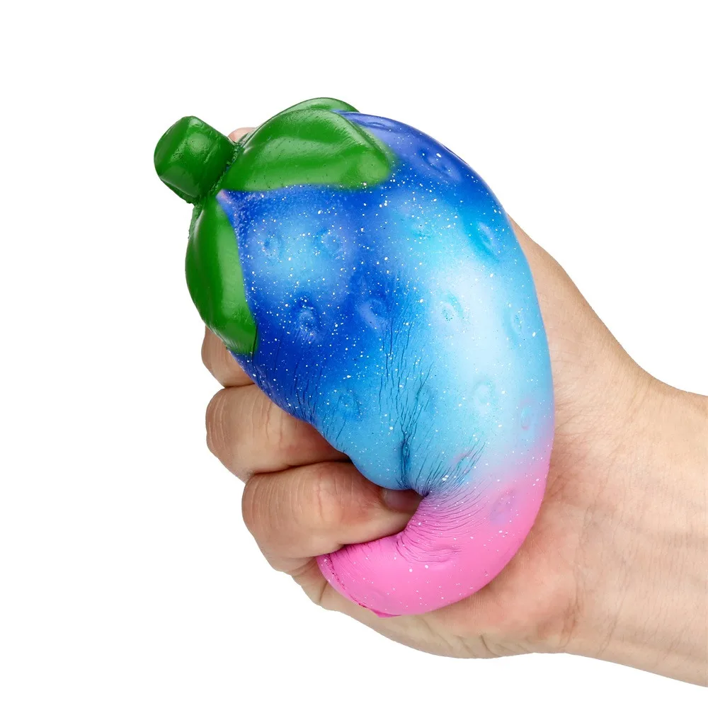 

Novelty Gag Toys Jumbo Galaxy Strawberry Scented Squishy Charm Slow Rising Stress Reliever Toy Decompression Funny Toy Antistres