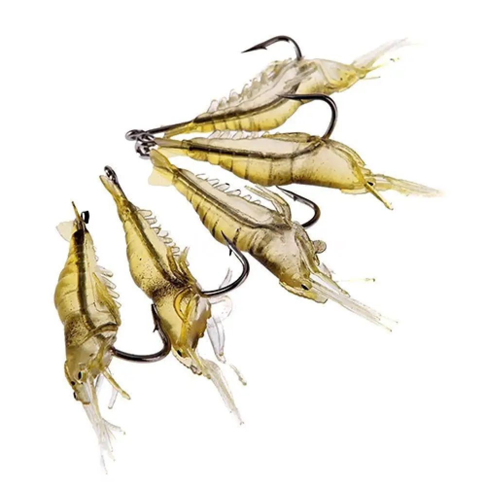 5Pcs Fishing Lure Soft Lightweight Faux Vivid Shrimp Prawn Bait Hook Fishing Gear
5Pcs Fishing Lure Soft Lightweight Faux Vivid Shrimp Prawn Bait Hook Fishing Gear