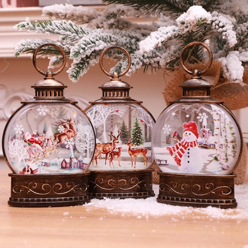 Decorative Outdoor Candle Lantern with LED Light Christmas LED Light for Christmas Decoration Snowman Deer Santa Pattern
Decorative Outdoor Candle Lantern with LED Light Christmas LED Light for Christmas Decoration Snowman Deer Santa Pattern
