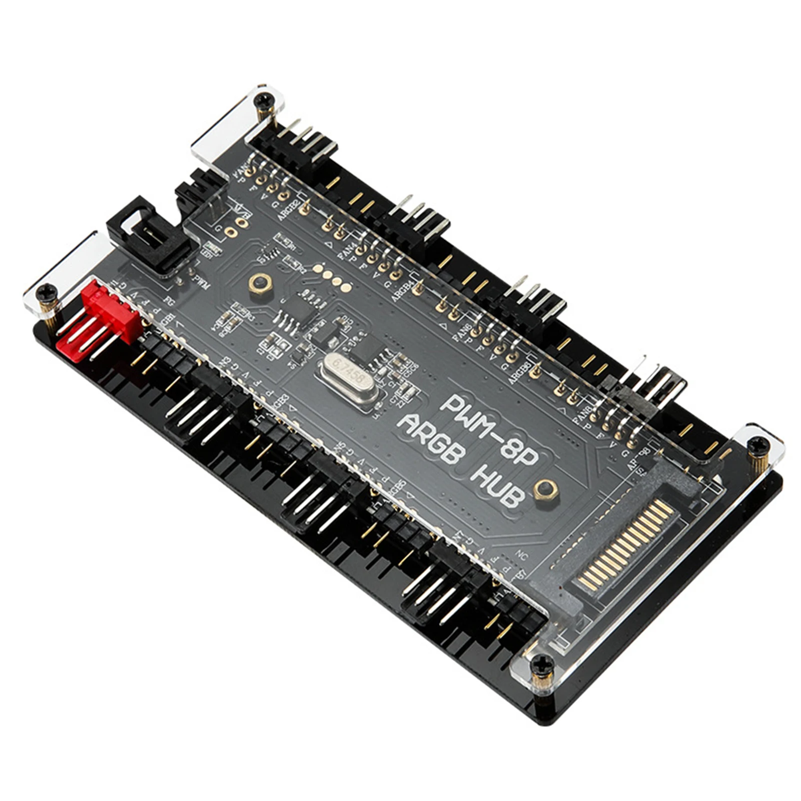 LED Splitter Sync CPU 5V 3pin Cooling Fan 10 Ways SATA Port For Extended Motherboard PCB Adapter Magnetic RGB Hub Remote Control 
LED Splitter Sync CPU 5V 3pin Cooling Fan 10 Ways SATA Port For Extended Motherboard PCB Adapter Magnetic RGB Hub Remote Control