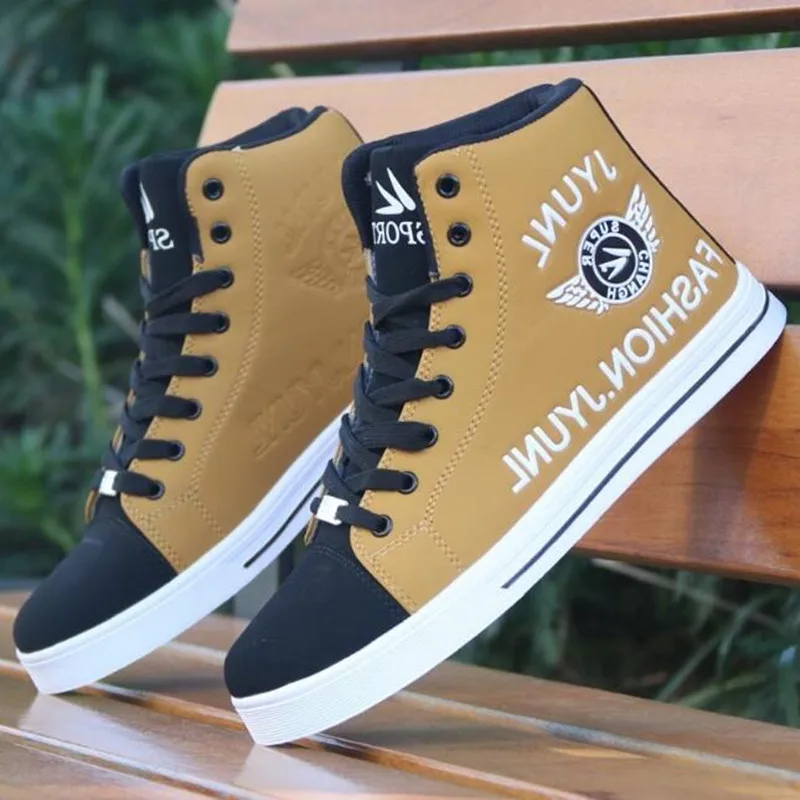 2021 Men's Brand High Top Fashion Leather Sneakers Trend Hot Sale Comfortable Man Casual Shoes Outdoor Non-slip Breathable Shoes
2021 Men's Brand High Top Fashion Leather Sneakers Trend Hot Sale Comfortable Man Casual Shoes Outdoor Non-slip Breathable Shoes