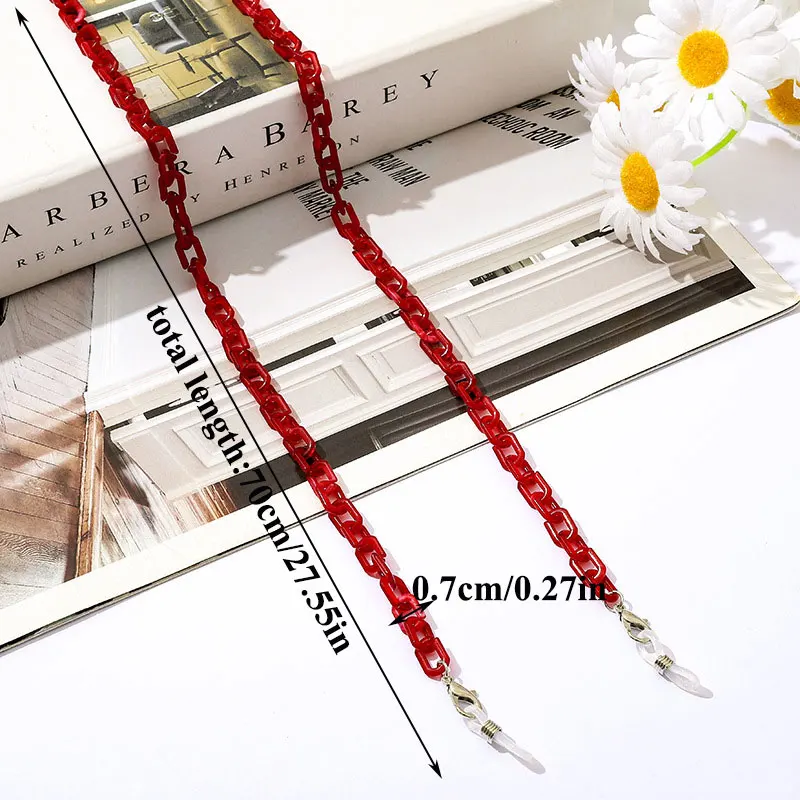 New Fashion Men Women's Neck Chain for Mask Glasses Acrylic Sunglasses Chains Lanyard Reading Eyeglasses Cord Neck Strap Rope
New Fashion Men Women's Neck Chain for Mask Glasses Acrylic Sunglasses Chains Lanyard Reading Eyeglasses Cord Neck Strap Rope