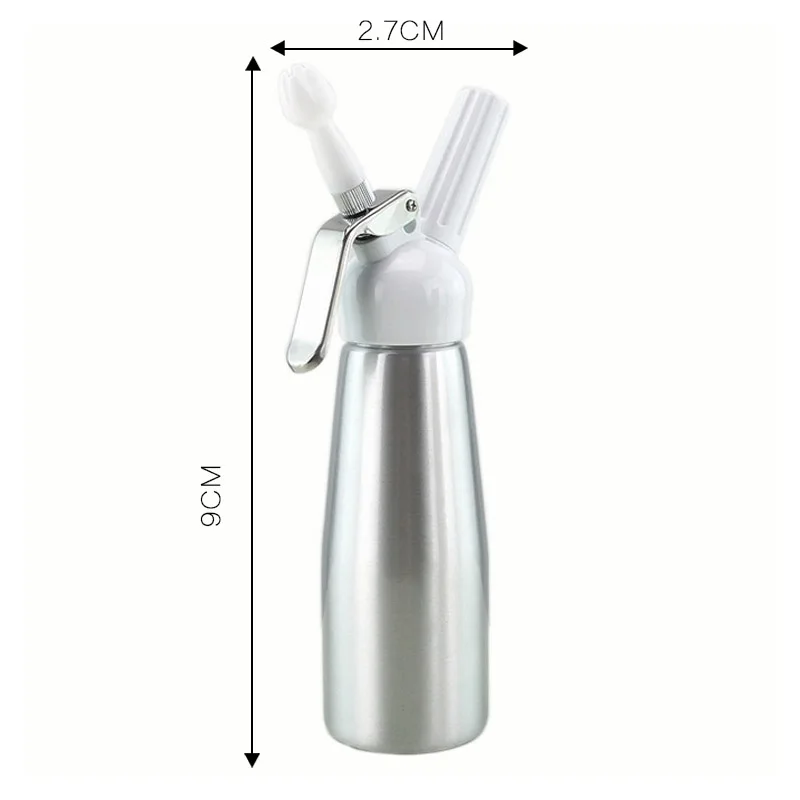 New 500ml Aluminum Cream Foamer Practical Cream Whipper Butter Dispenser Durable Cake Dessert Pastry DIY Decorating Tools
New 500ml Aluminum Cream Foamer Practical Cream Whipper Butter Dispenser Durable Cake Dessert Pastry DIY Decorating Tools