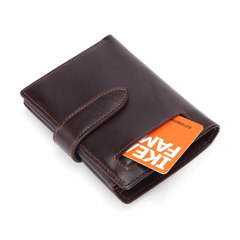 100% Genuine Leather Rfid Wallet Men Oil wax Leather Wallets Coin Purse Short Male Money Bag Quality Designer Card Holder
100% Genuine Leather Rfid Wallet Men Oil wax Leather Wallets Coin Purse Short Male Money Bag Quality Designer Card Holder