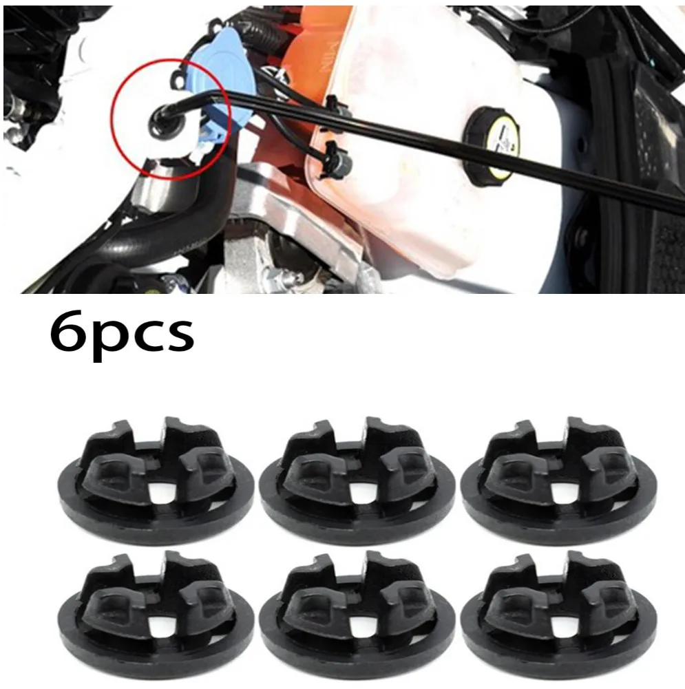 6x For Ford Car Hood Rod Protection Washer Bracket Plastic Engine Rod Protection Gasket Automotive Accessories
6x For Ford Car Hood Rod Protection Washer Bracket Plastic Engine Rod Protection Gasket Automotive Accessories