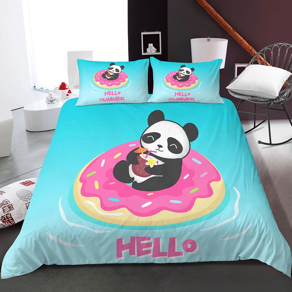 Cut Cartoon Panda Animal Pattern Quilt Cover BedSpread for Kids Children Bedroom Duvet Cover Bedding Set Bed Decor 
Cut Cartoon Panda Animal Pattern Quilt Cover BedSpread for Kids Children Bedroom Duvet Cover Bedding Set Bed Decor