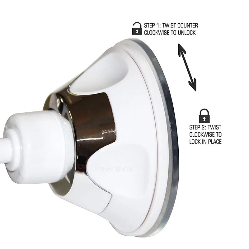 Fogless Makeup Mirror With Holder Suction Cup 360 Rotation Shower Shave Mirrors HEE889
Fogless Makeup Mirror With Holder Suction Cup 360 Rotation Shower Shave Mirrors HEE889