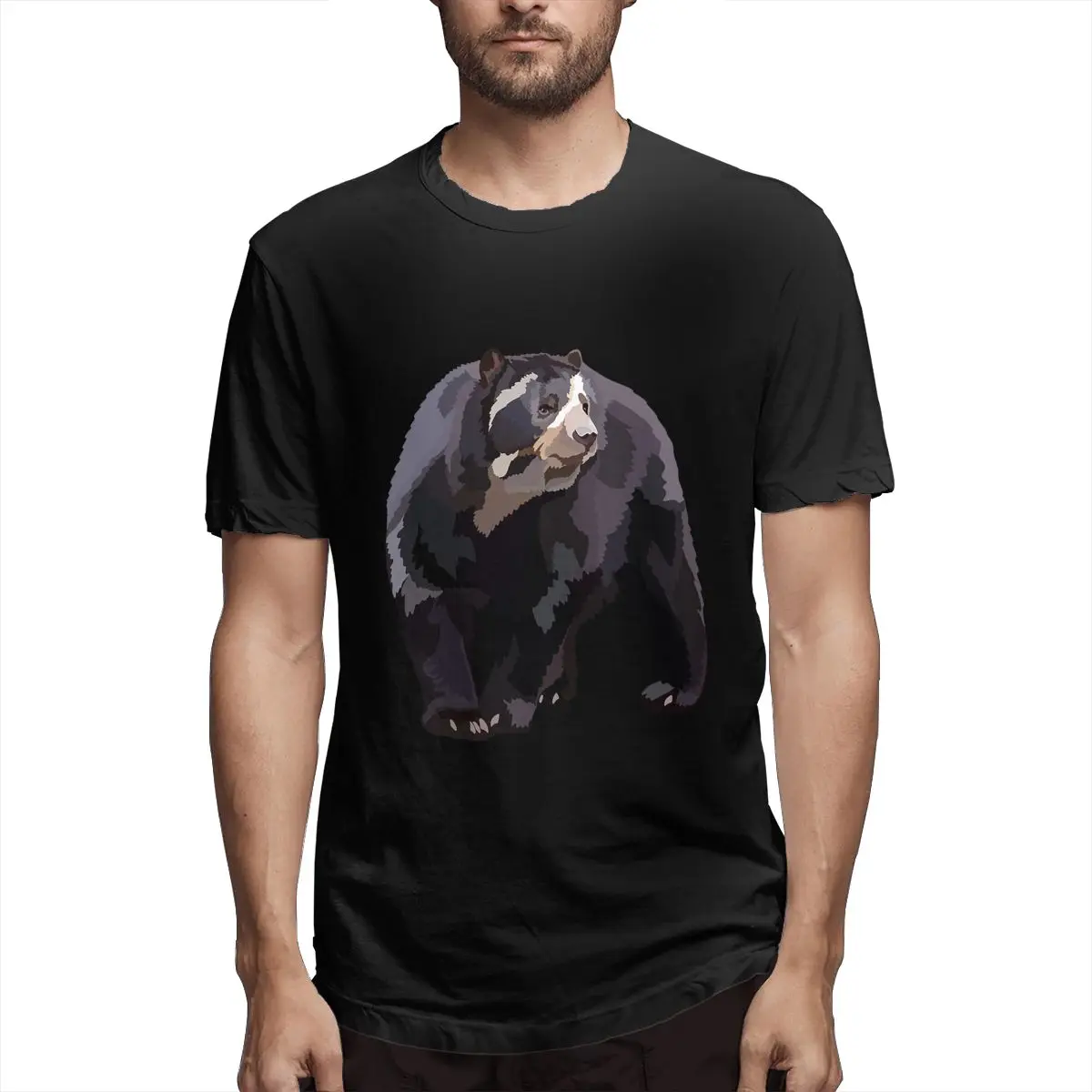 Bear Men T Shirts Vintage Tee Shirt Short Sleeve Crewneck T-Shirt Clothing
Bear Men T Shirts Vintage Tee Shirt Short Sleeve Crewneck T-Shirt Clothing