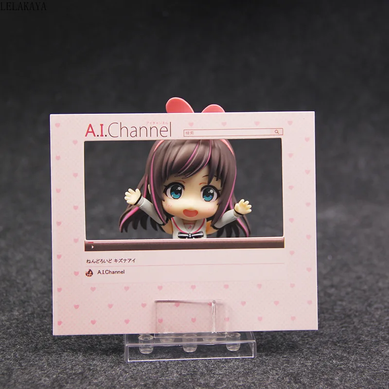 899 аниме виртуальный YouTuber Kizuna AI A.I.Channel Q версия мини ПВХ экшн фигурка