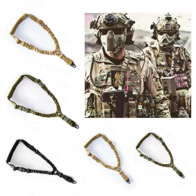 Tactical 1 Point Gun Sling Strap Airsoft Bungee Rifle Sling Belt Shooting Hunting Accessories One Point Gun Rope
Tactical 1 Point Gun Sling Strap Airsoft Bungee Rifle Sling Belt Shooting Hunting Accessories One Point Gun Rope