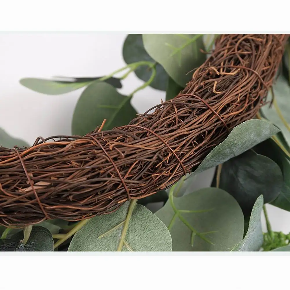 Home Decoration Accessories Artificial Greenery Fake Eucalyptu Leaf Wreath Greenery Bushes Plastic Plants for Home Party Wedding
Home Decoration Accessories Artificial Greenery Fake Eucalyptu Leaf Wreath Greenery Bushes Plastic Plants for Home Party Wedding