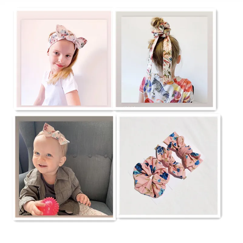 3Pcs/Set Flower Print Baby Headband Hair Scrunchies Elstic Nylon Band Bucolic Cute Rabbit Ear Bow Tie Rope Headwraps Headwear
3Pcs/Set Flower Print Baby Headband Hair Scrunchies Elstic Nylon Band Bucolic Cute Rabbit Ear Bow Tie Rope Headwraps Headwear